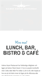 Mobile Screenshot of kalmarairportrestaurant.se
